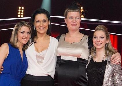 Das sind die grössten Schweizer Gesangstalente: Angie Ott, Iris Moné, Nicole Bernegger und Sarah Quartetto (v.l.)